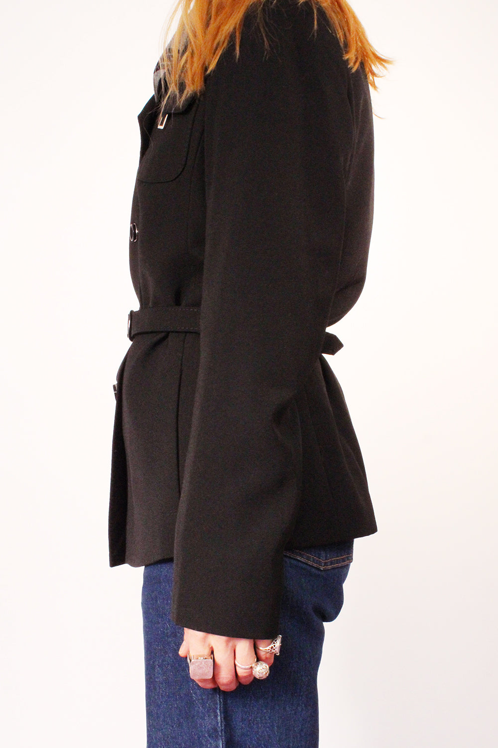 Vintage 60s blazer met ceintuur