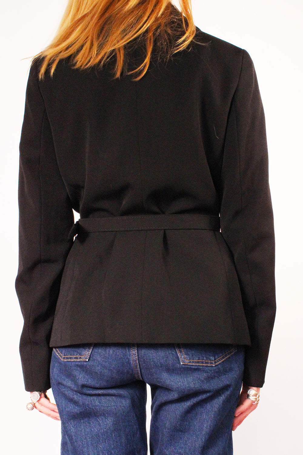 Vintage 60s blazer met ceintuur