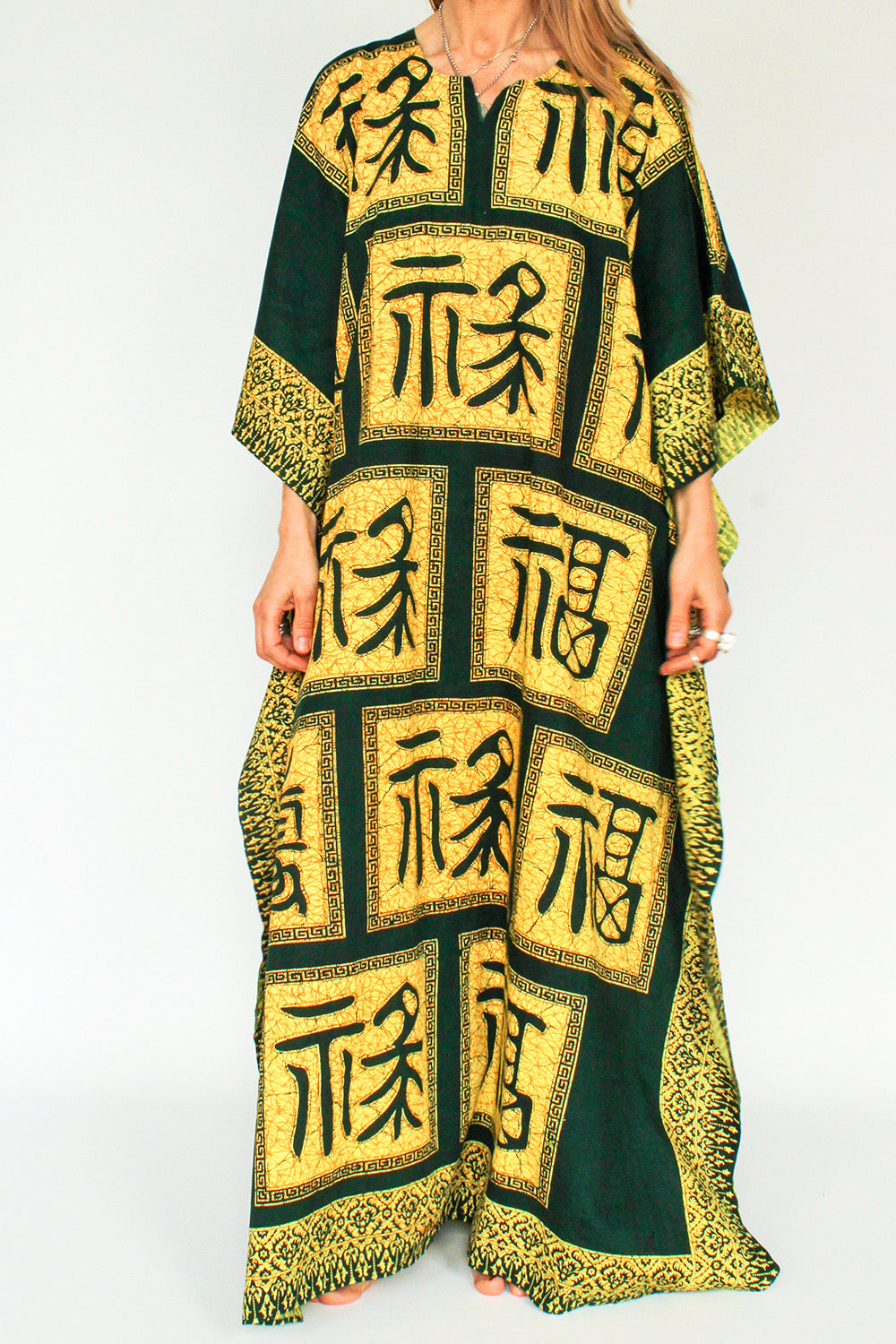 Vintage 70s Batik kaftan