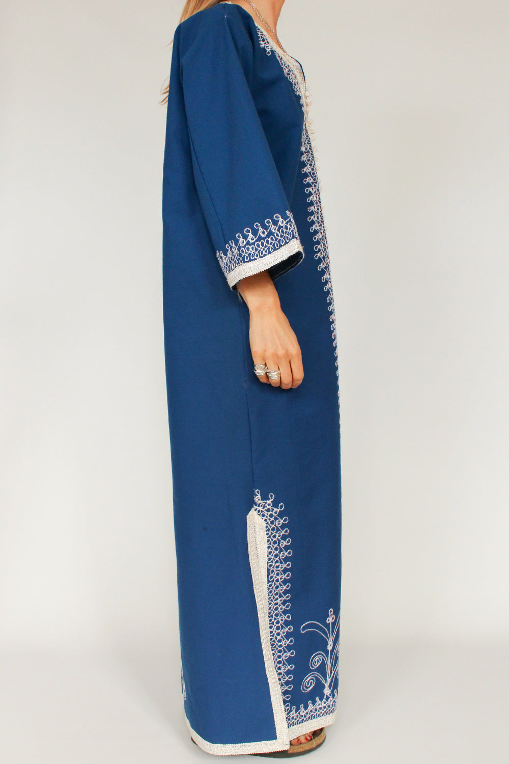 Vintage 70s Bohemian kaftan jurk