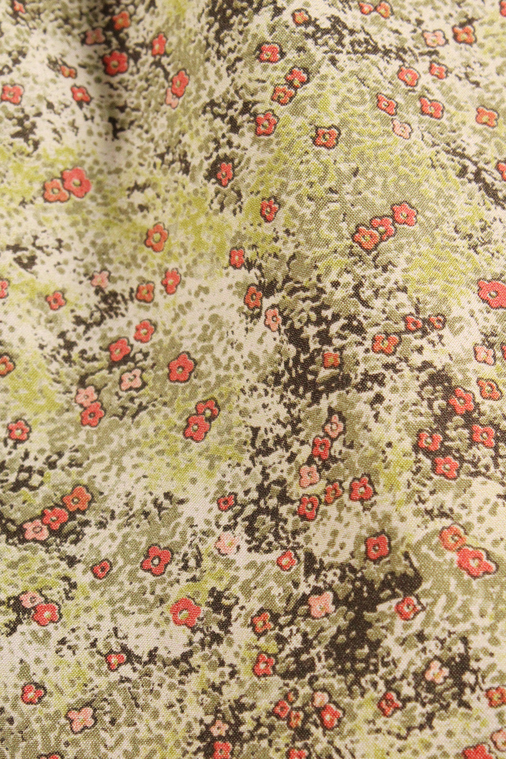 Vintage 70s gebloemde blouse