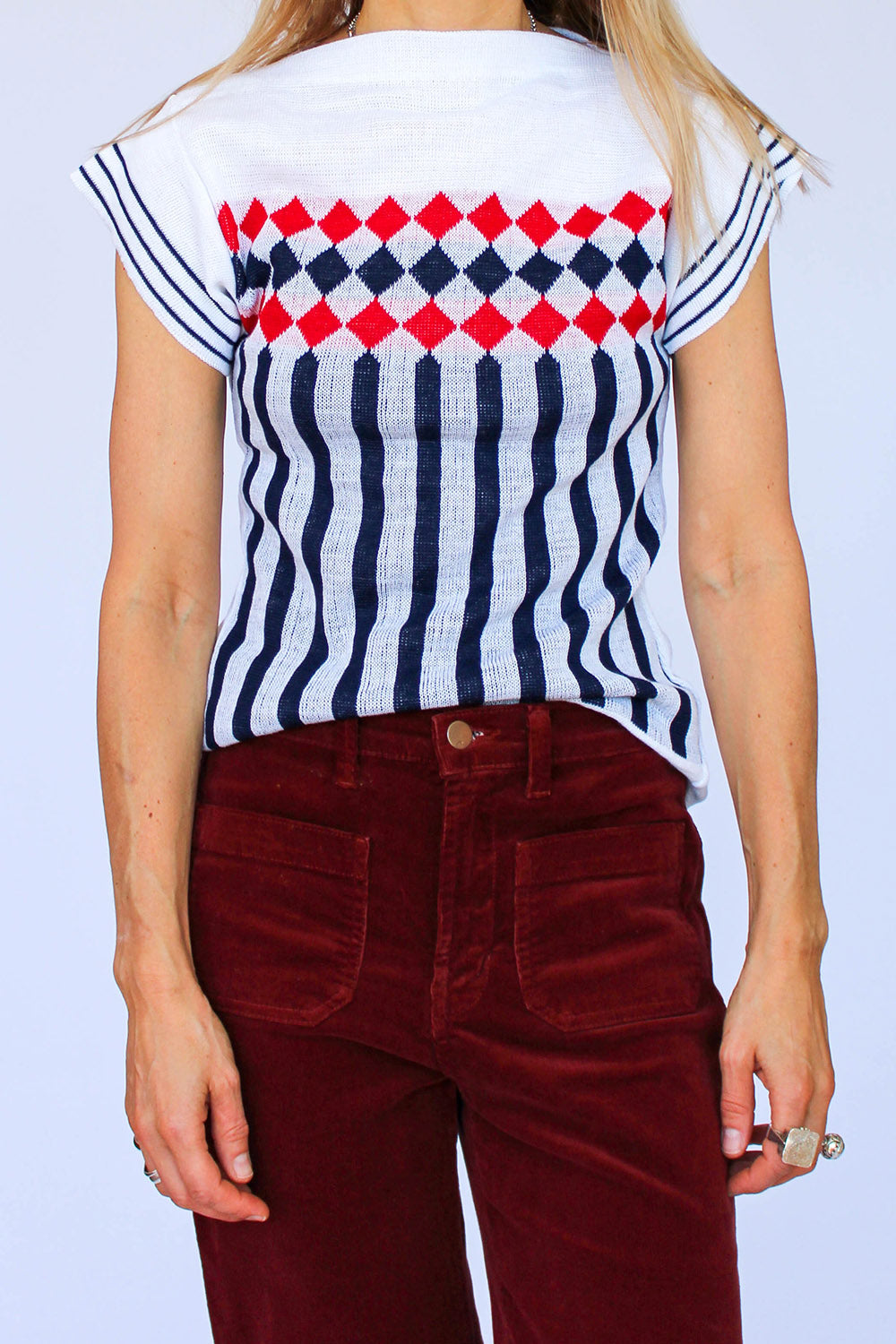 Vintage 70s knit top