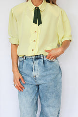 Vintage 80s secretary blouse_1