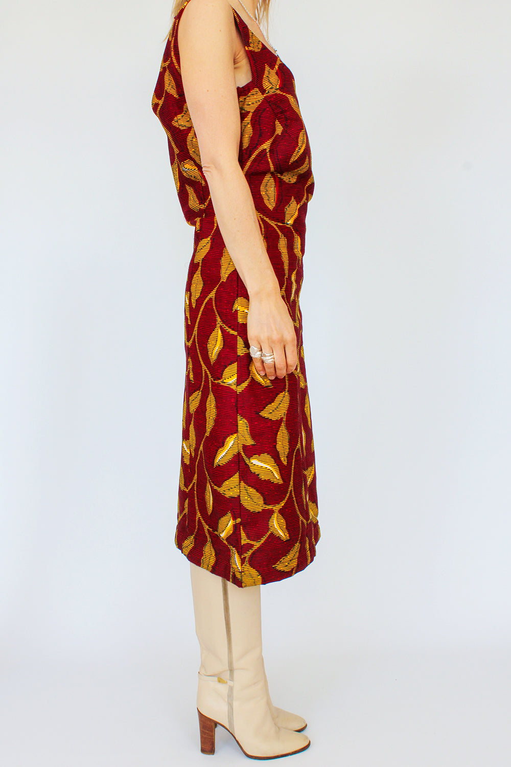 Vintage Afrikaanse Batik jurk