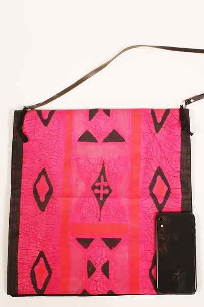 Vintage Afrikaanse Batik schoudertas
