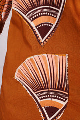 Vintage Afrikaanse Batik tuniek