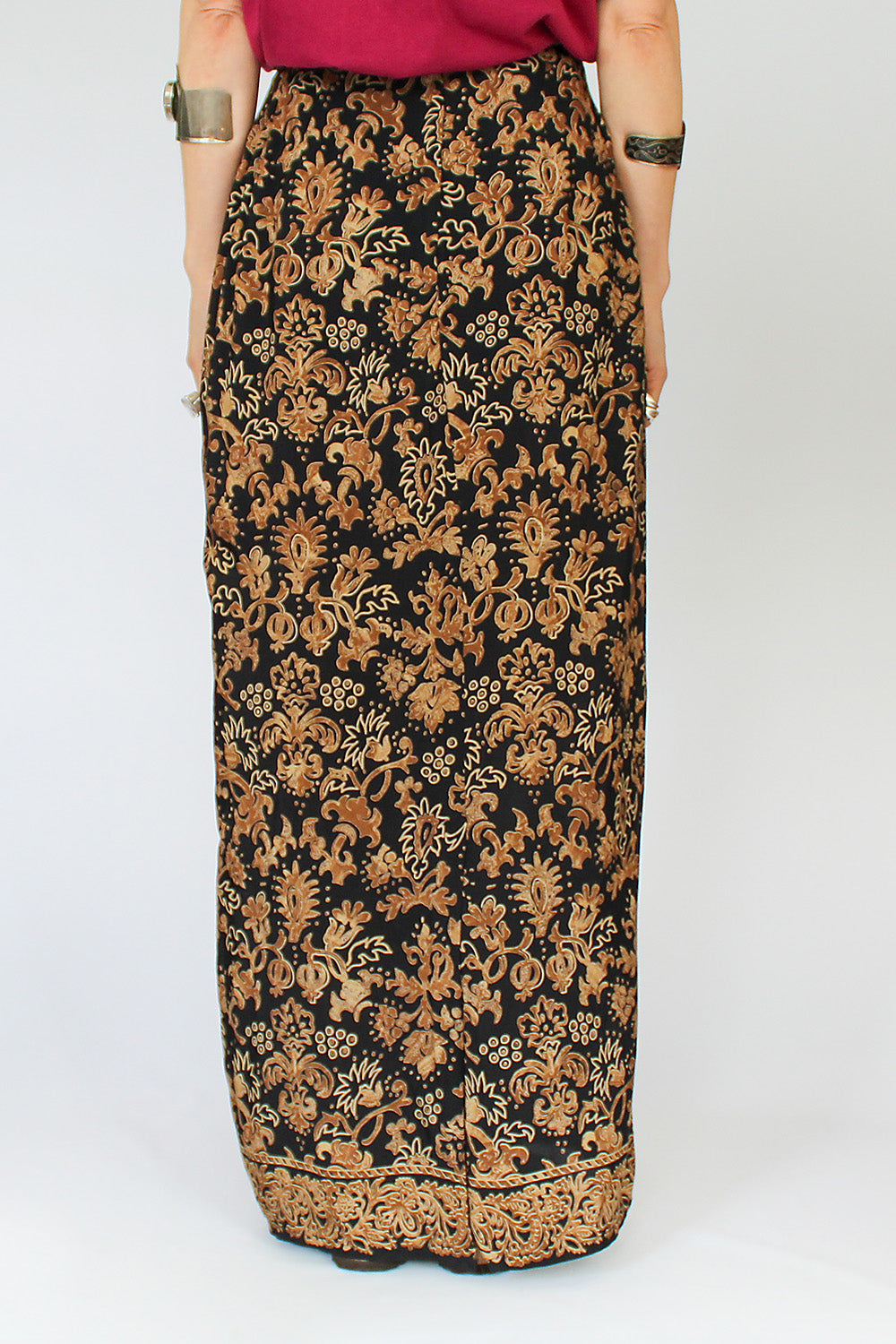 Vintage Batik maxi rok