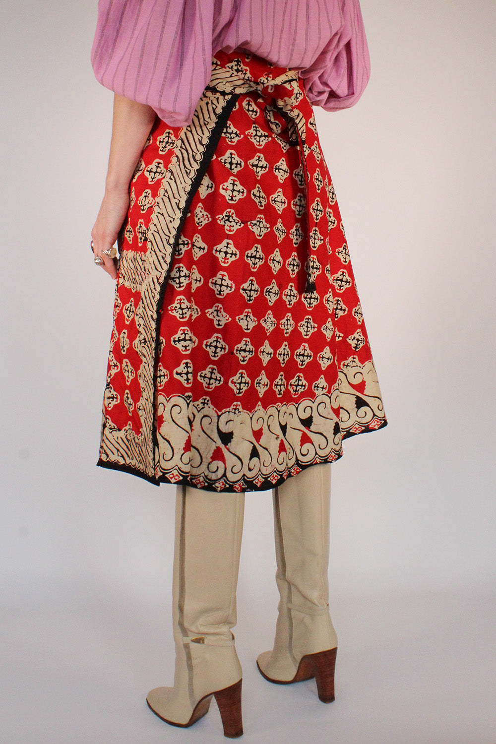 Vintage Batik wikkelrok