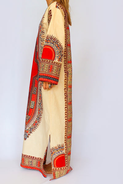 Vintage Dashiki kaftan jurk_2