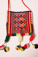 Vintage Ethnic geweven schoudertasje