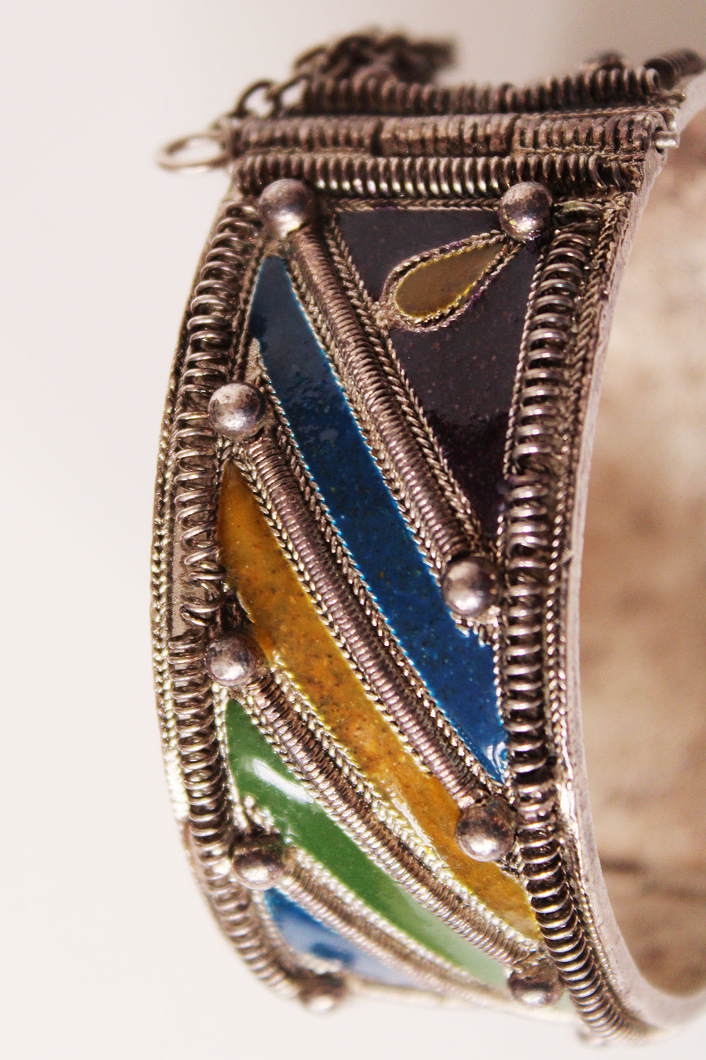Vintage Ethnic metalen armband