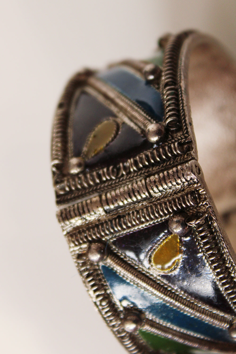 Vintage Ethnic metalen armband