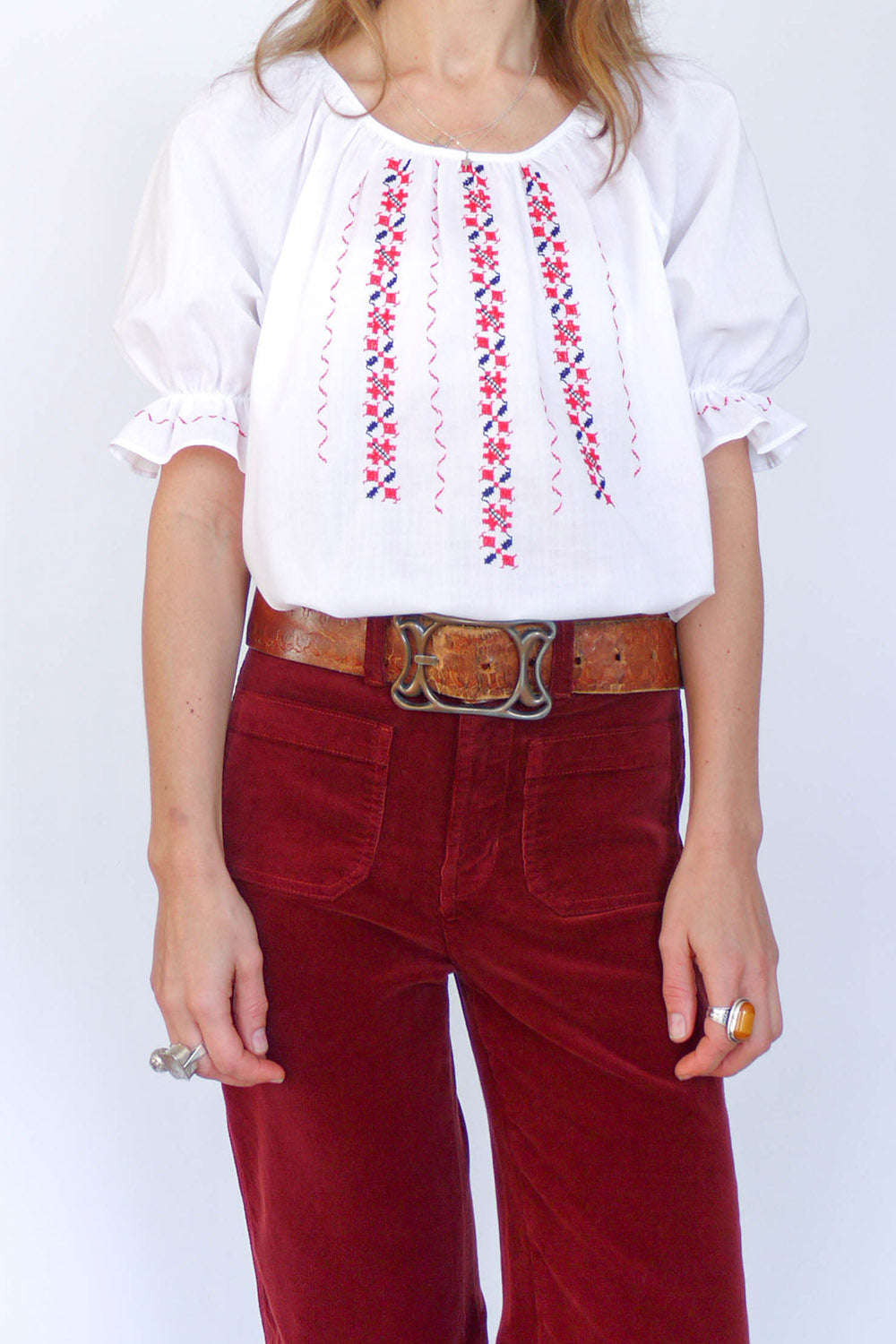 Vintage 70s folklore geborduurde tuniek_4