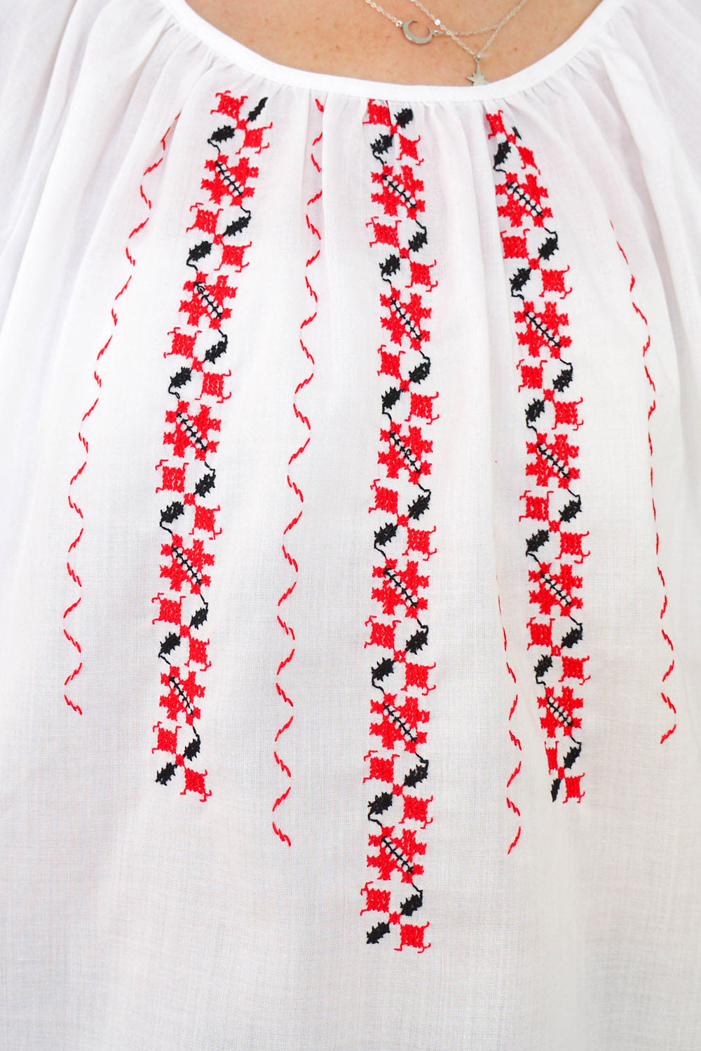 Vintage 70s folklore geborduurde tuniek_6