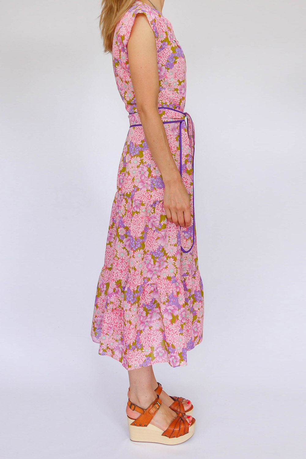 Vintage 70s gebloemde jurk_2