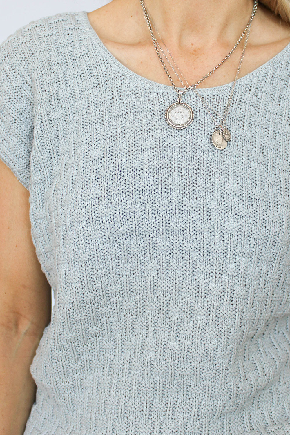 Vintage 70s gebreide top_4a