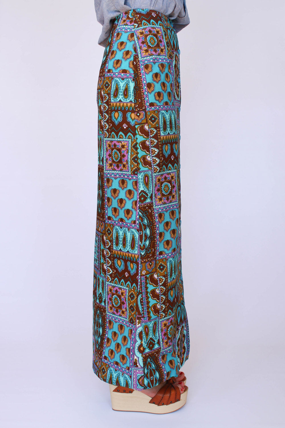 Vintage 60s maxi rok_2