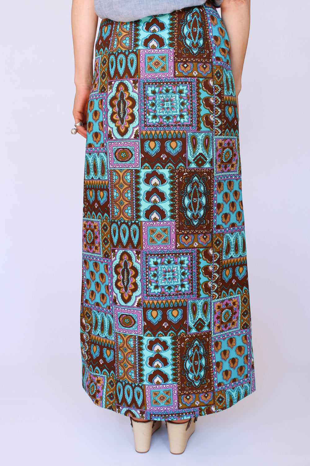 Vintage 60s maxi rok_3