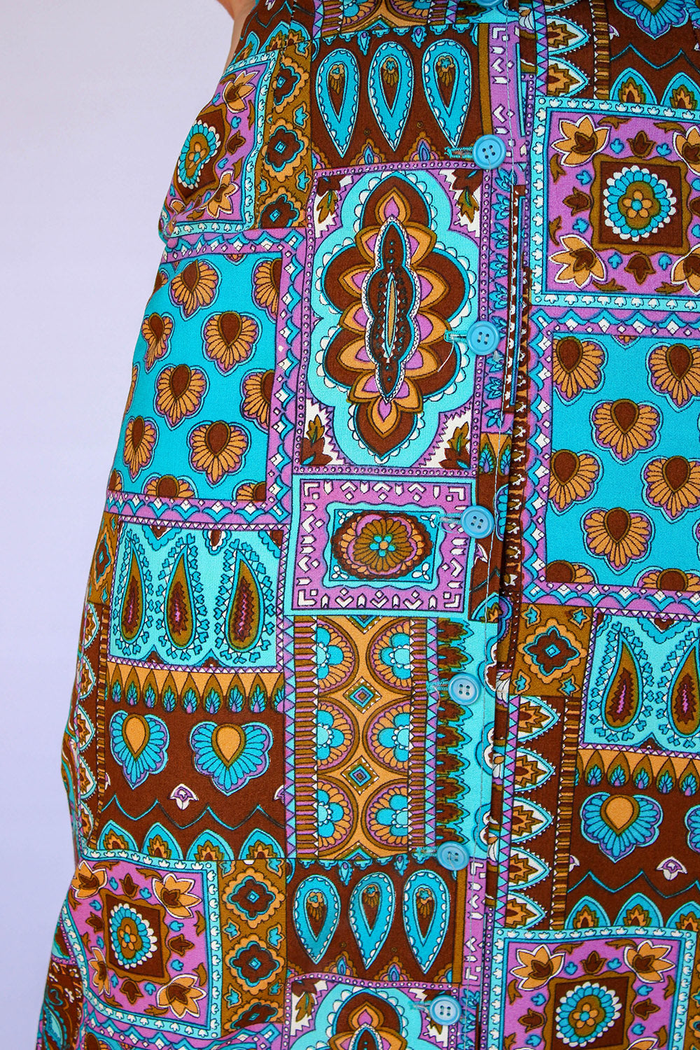 Vintage 60s maxi rok_4