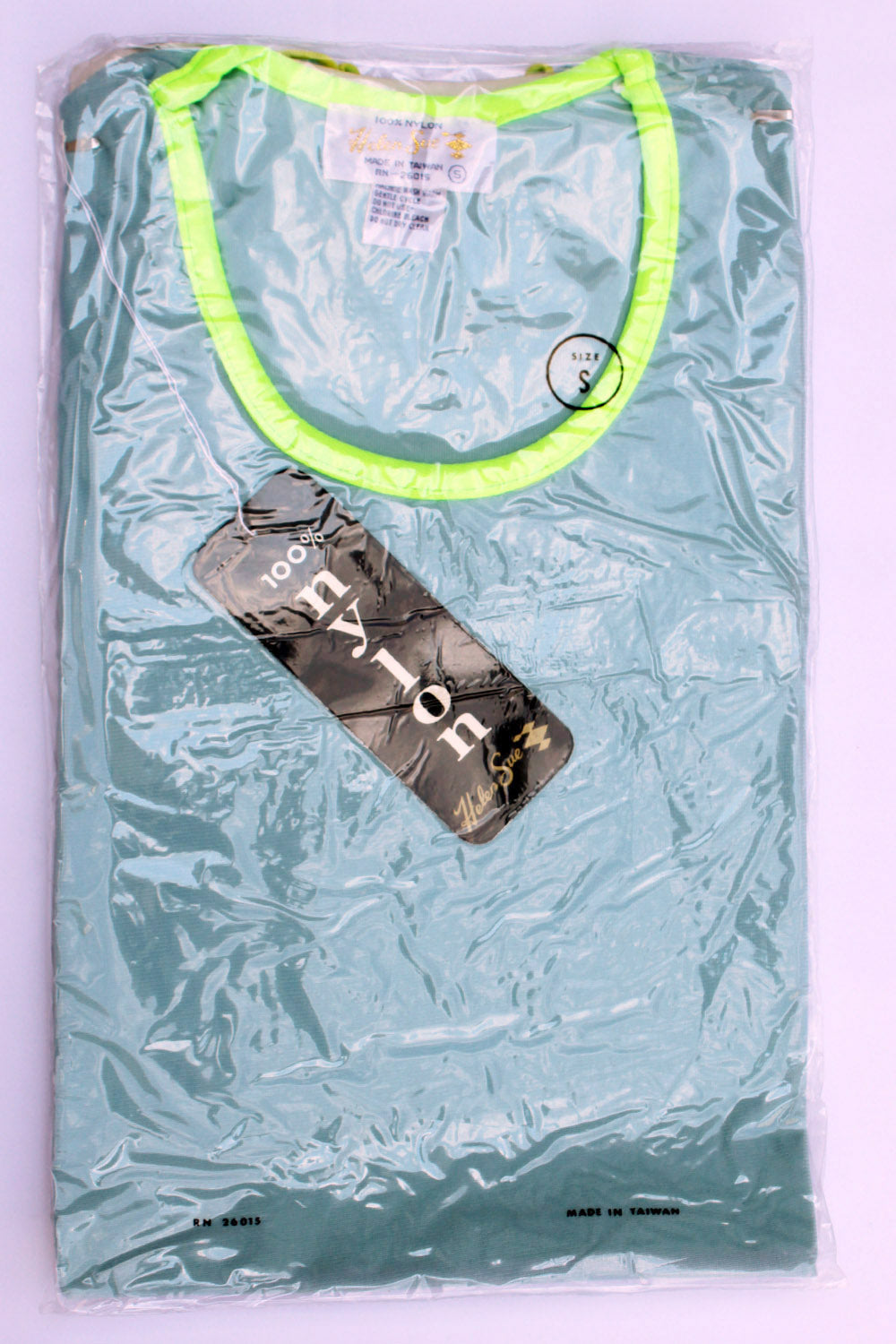 Vintage 70s top met fluor en volant_5