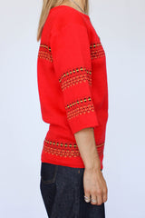 Vintage 70s trui met wijde mouw_2