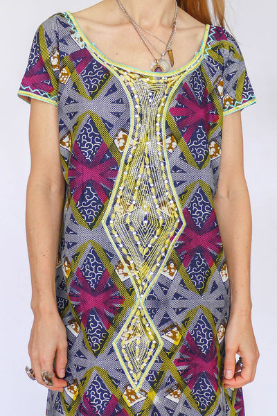Vintage Afrikaanse Batik jurk_4