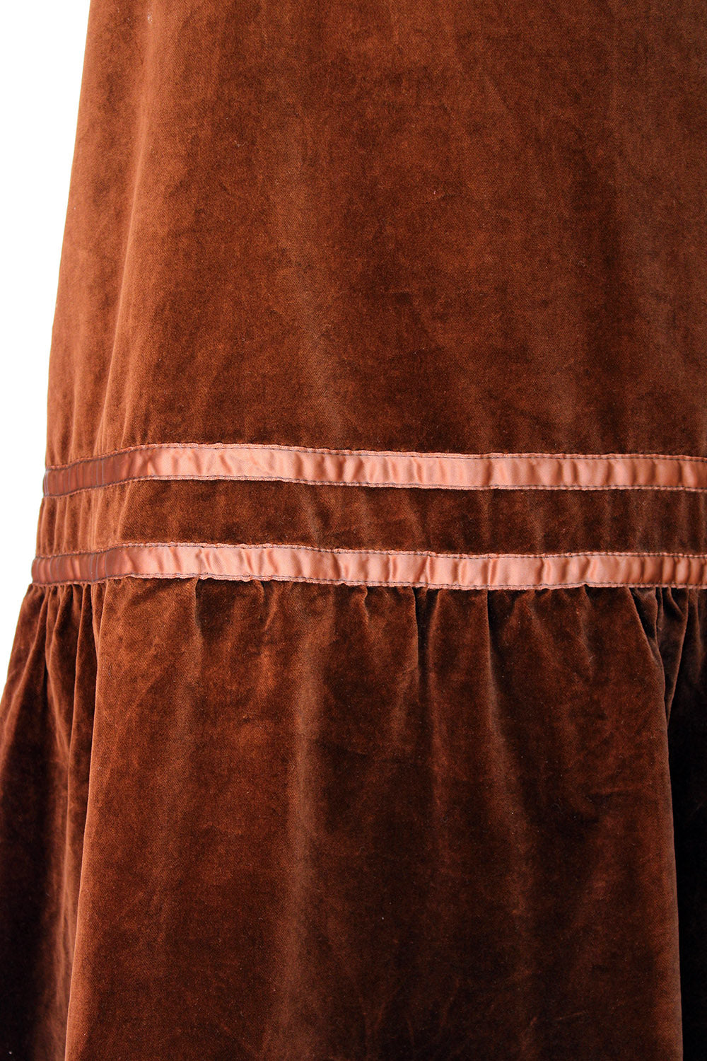 Vintage Betty Barclay velvet maxi rok_4