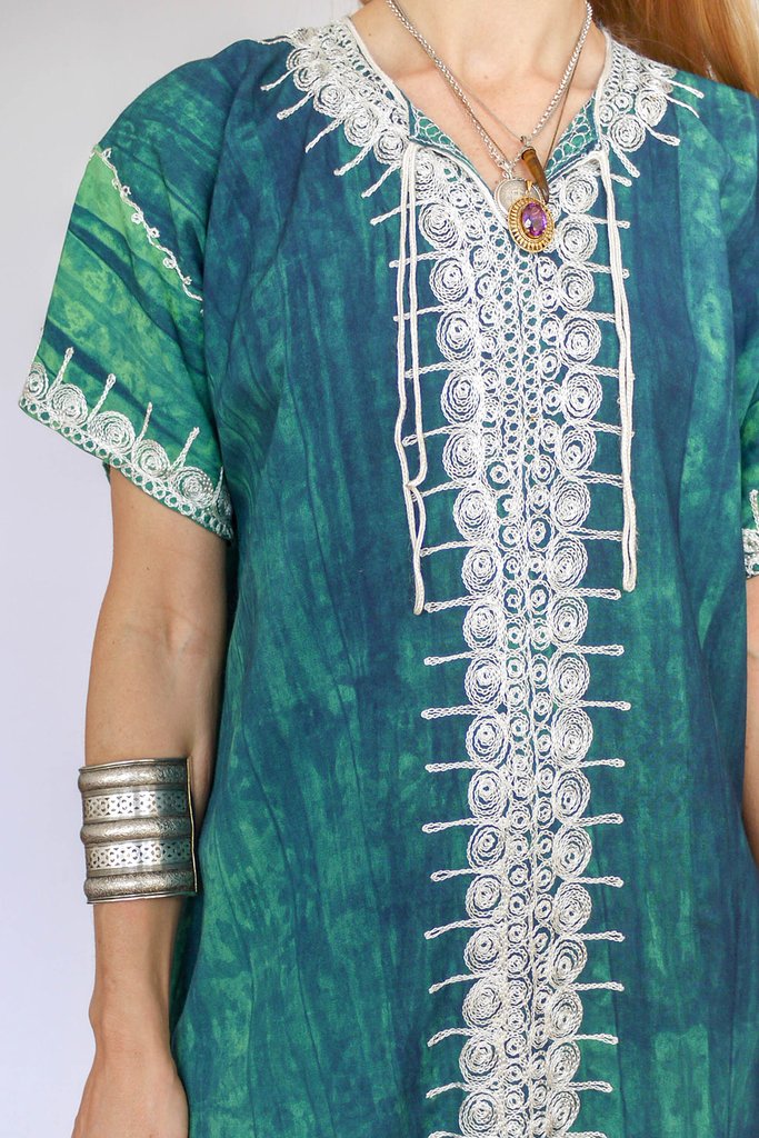 Vintage ketting met tijgeroog tand Edelsteen Mineraal 