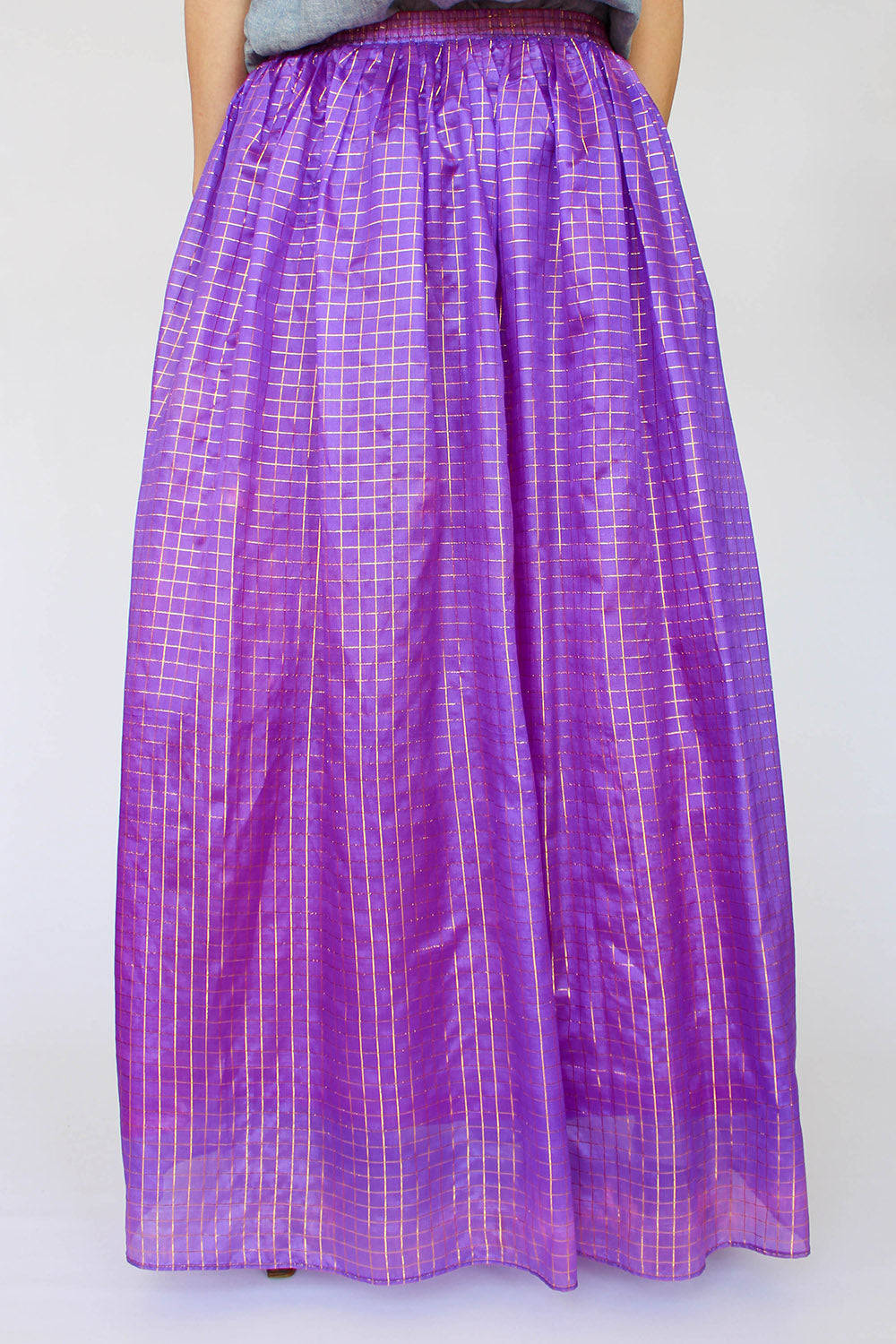 Vintage lurex maxi rok_3