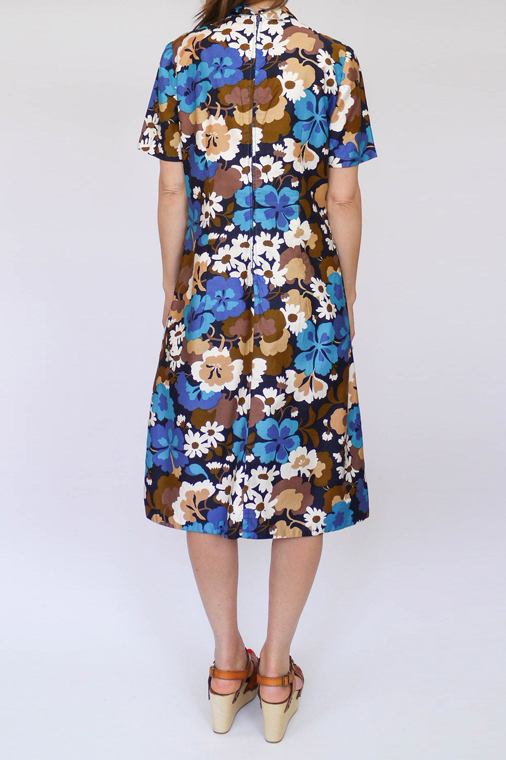 Vintage sixties floral jurk_2