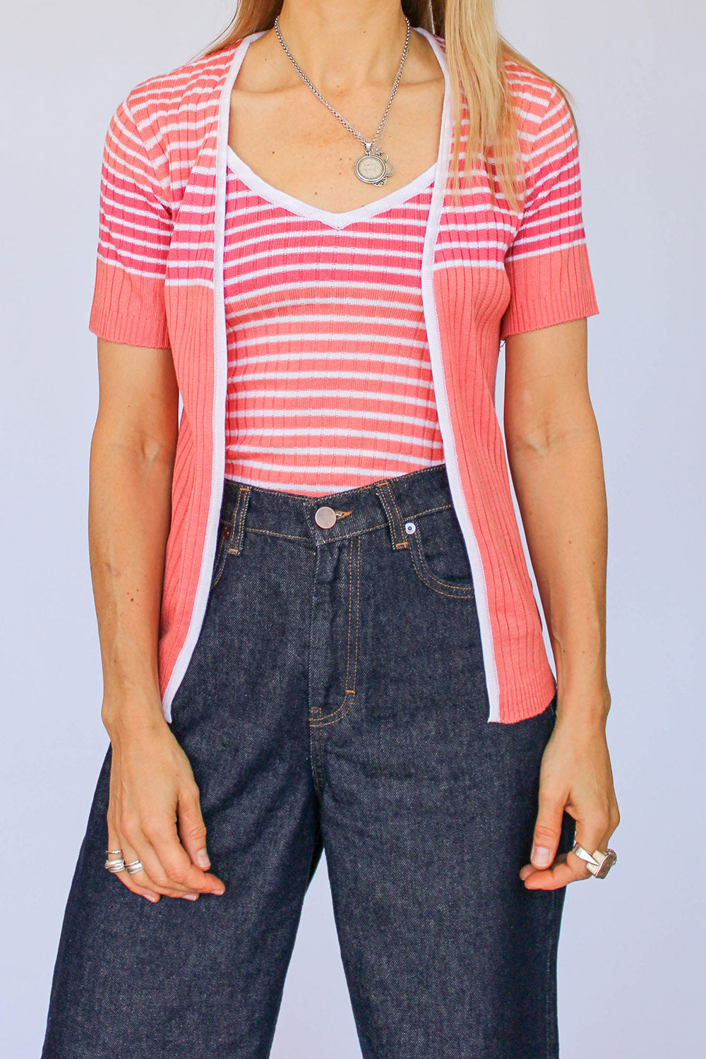 Vintage top met vestje_1