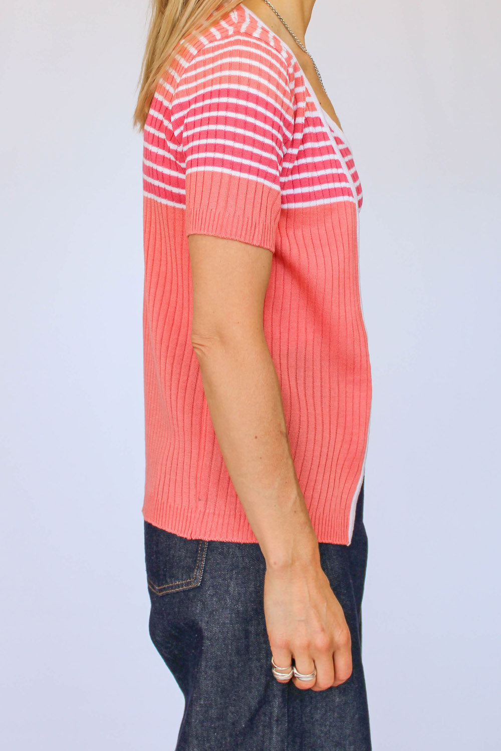 Vintage top met vestje_2