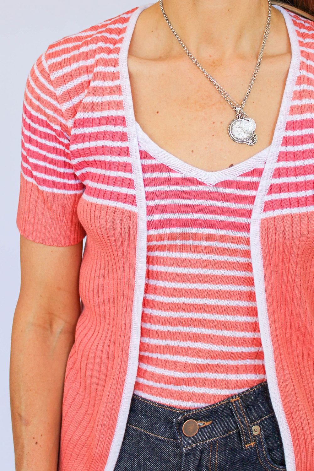 Vintage top met vestje_4