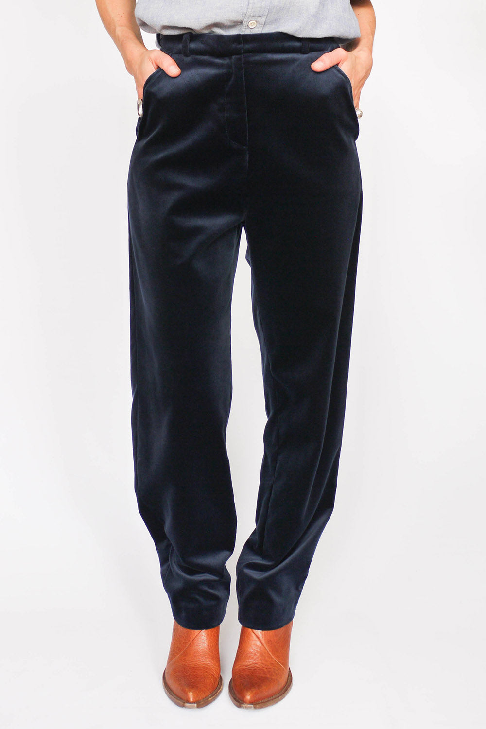 Vintage velvet pantalon_1