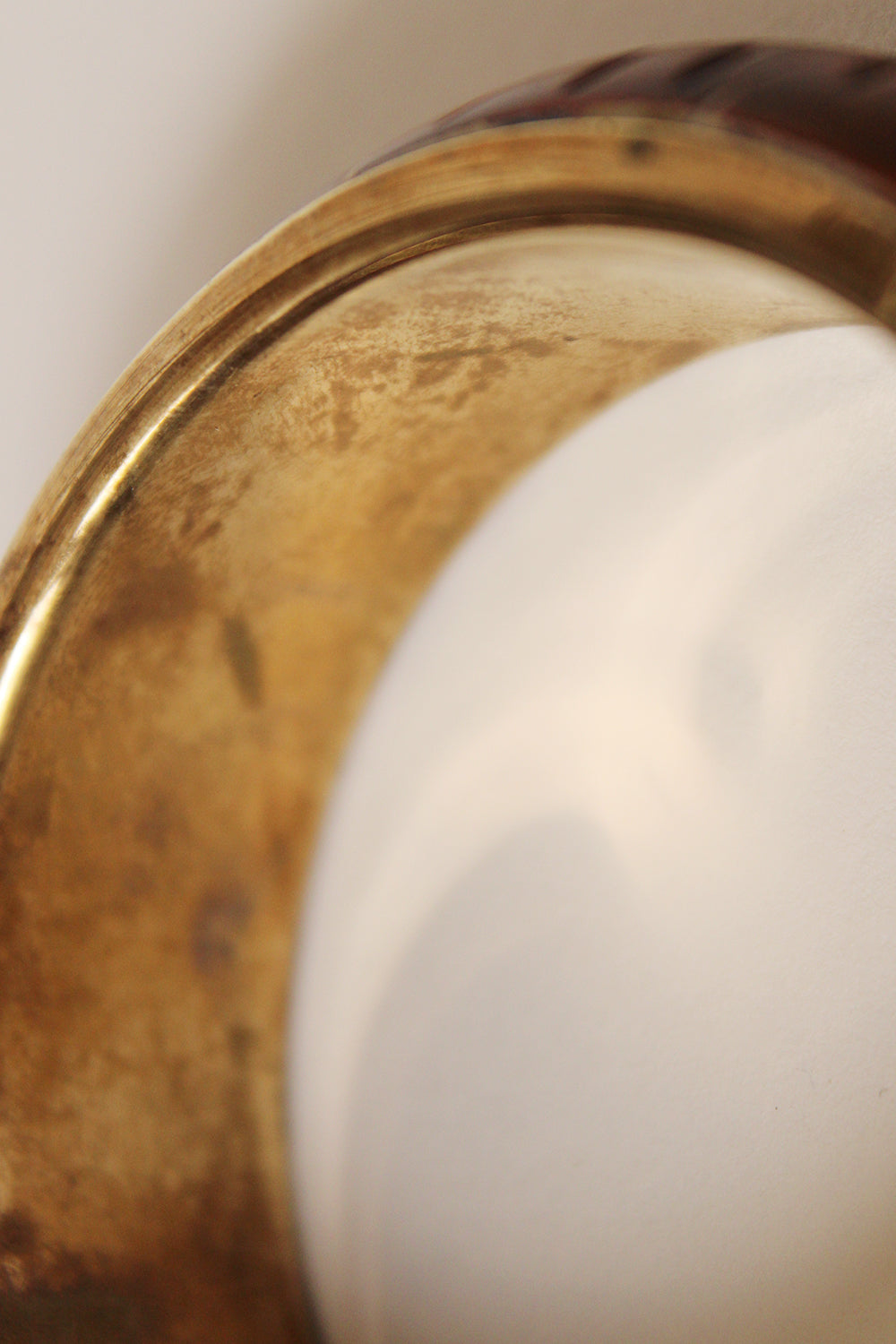 Vintage bewerkte jaren 70 armband