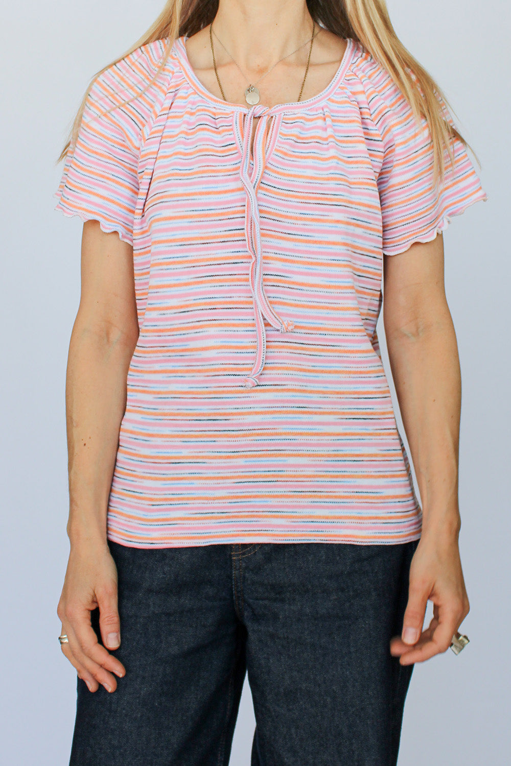 Vintage gestreepte seventies top_2