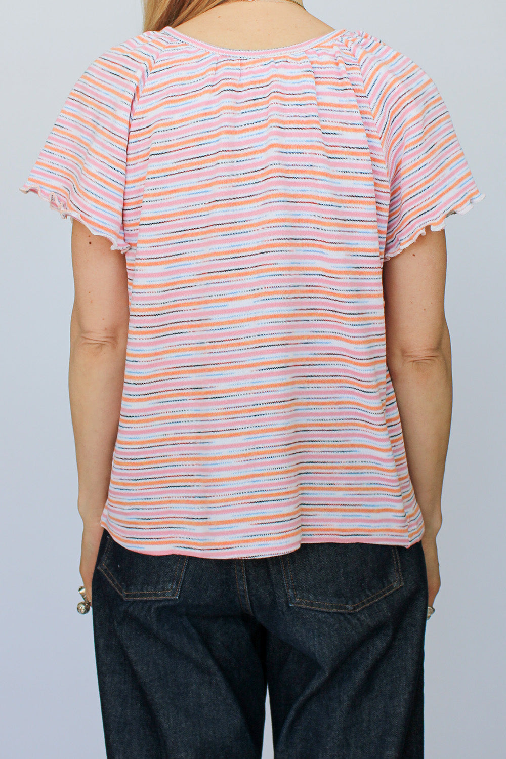 Vintage gestreepte seventies top_4