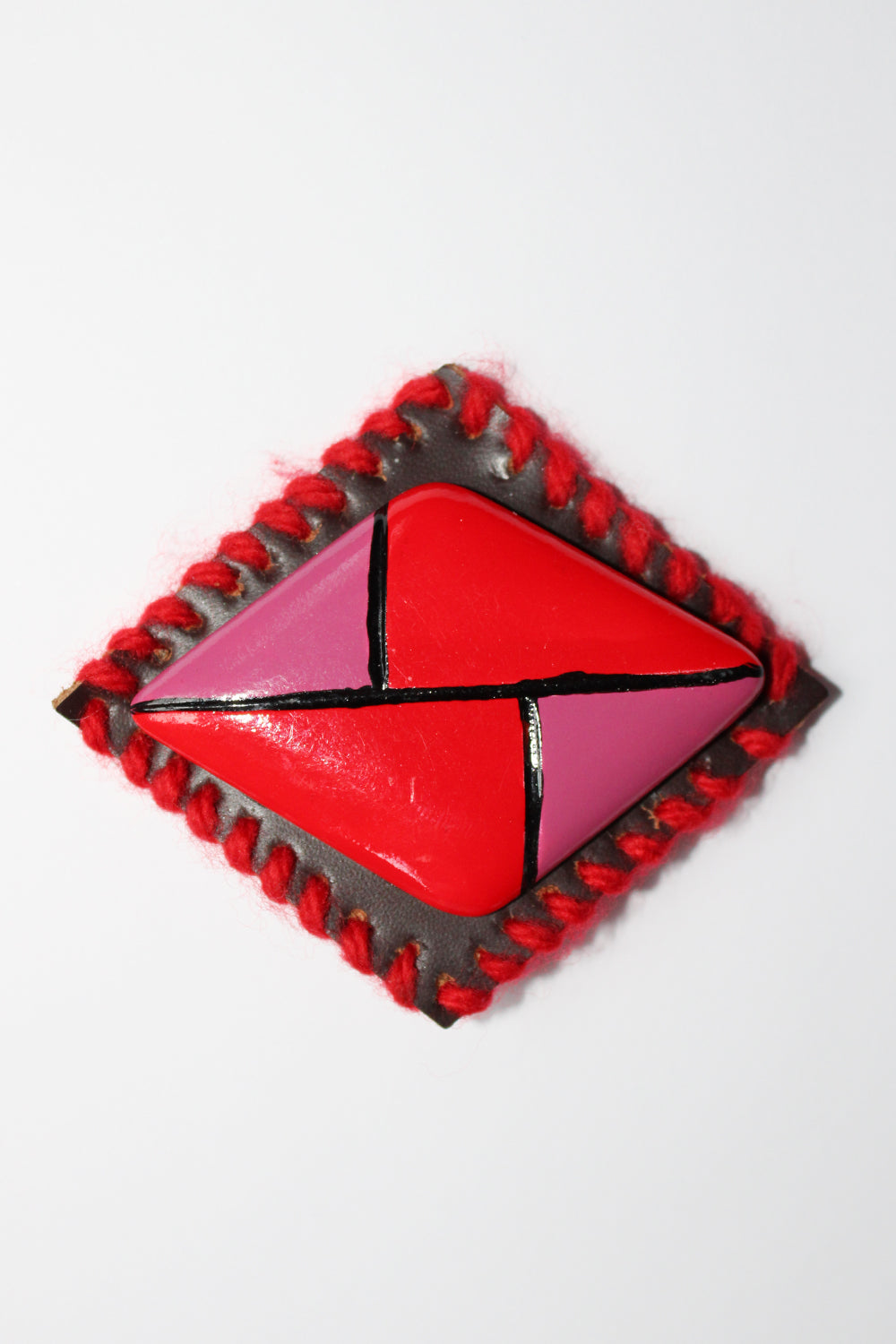Vintage handgemaakte broche