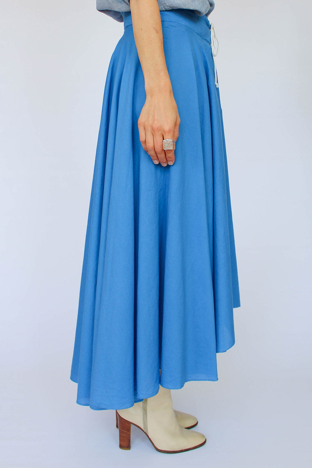 Vintage jaren 80 asymmetrische rok_2