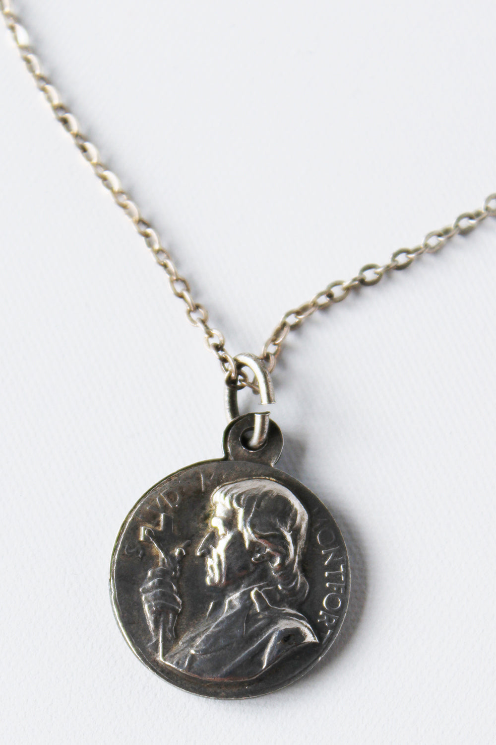 Vintage ketting met medaillon hanger