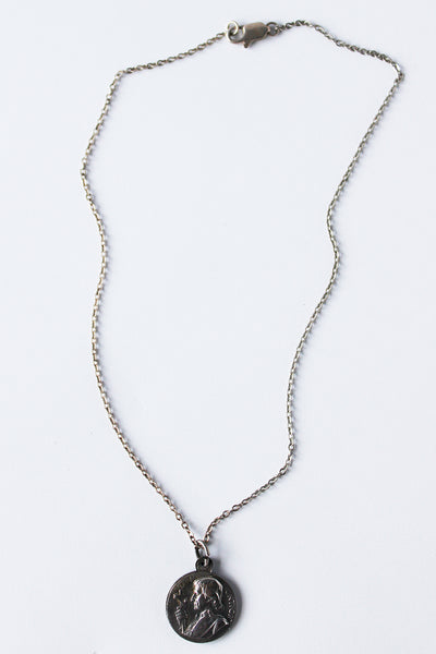 Vintage ketting met medaillon hanger