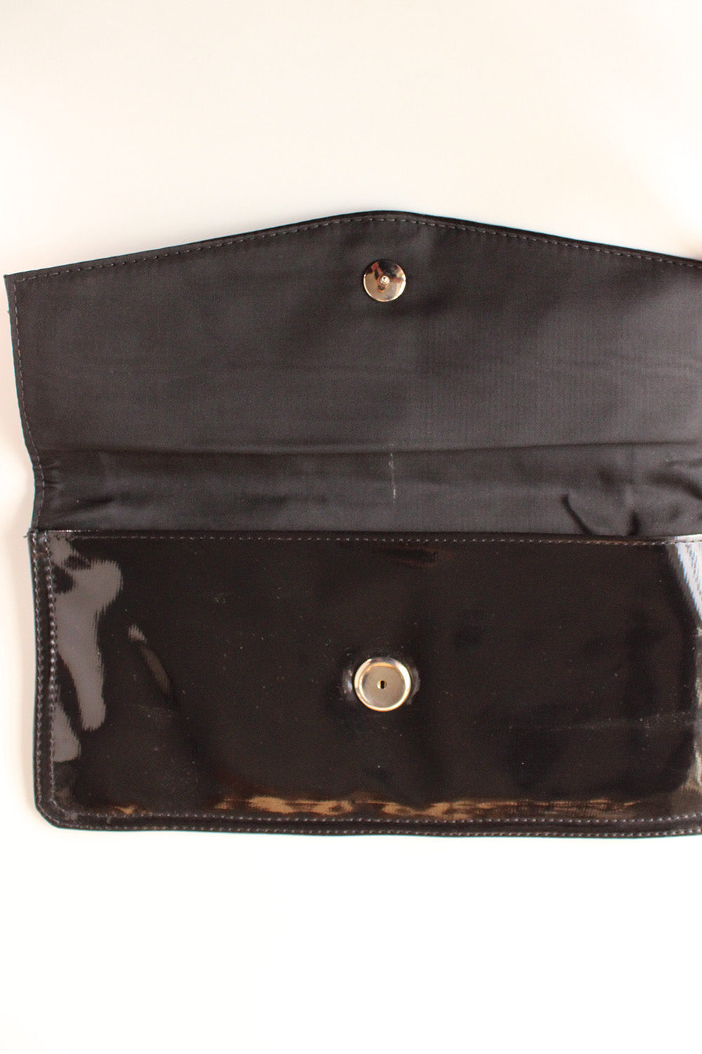 Vintage lakleer clutch