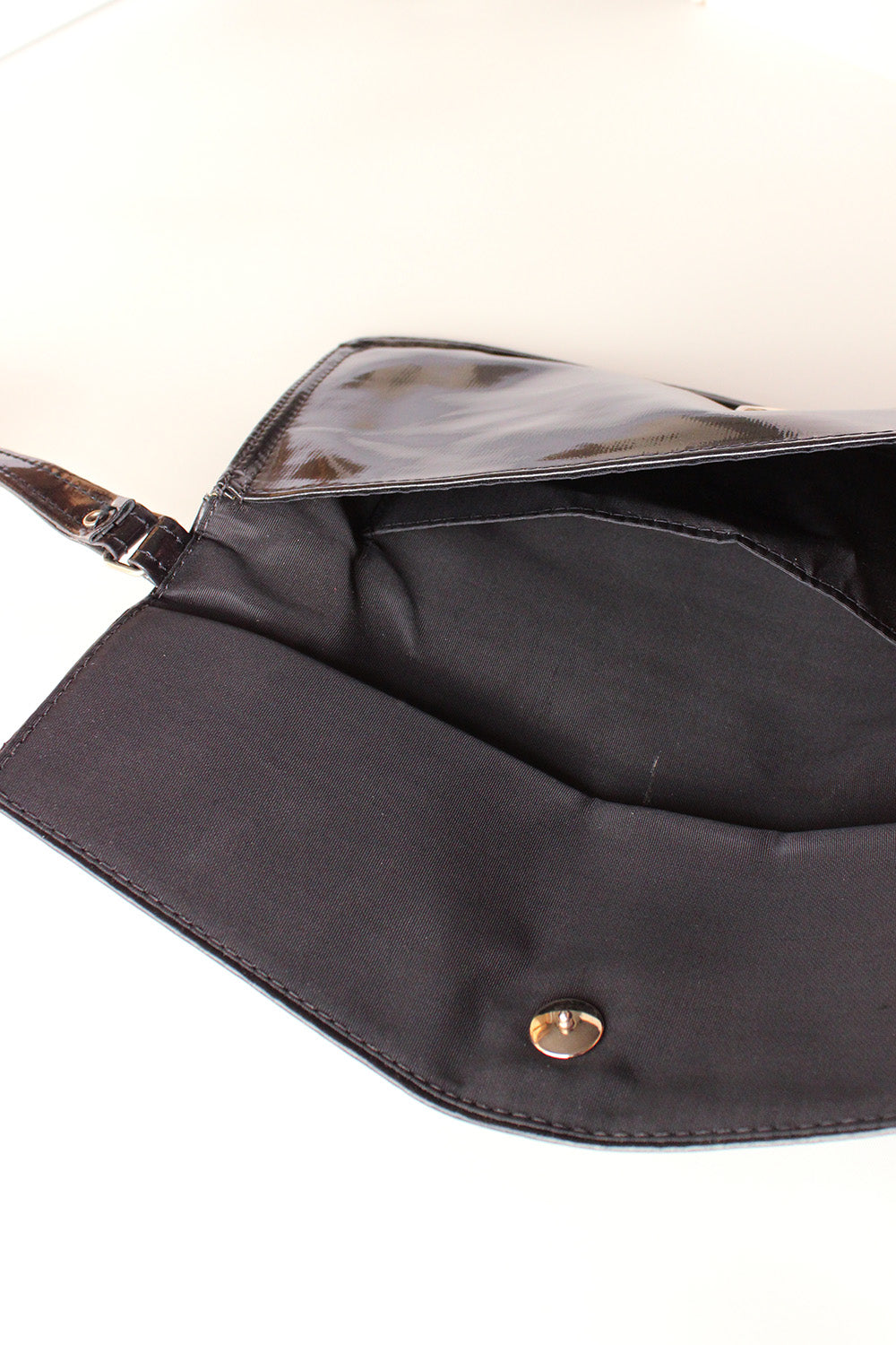 Vintage lakleer clutch