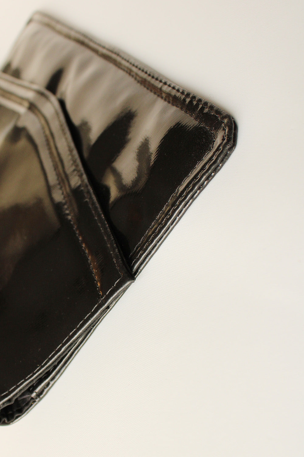Vintage lakleer clutch