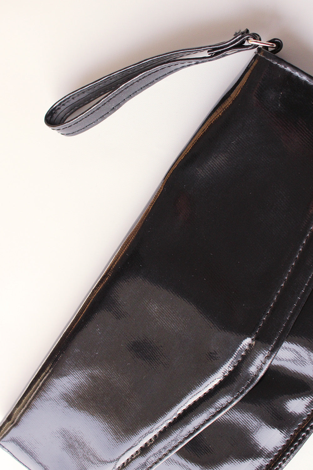 Vintage lakleer clutch