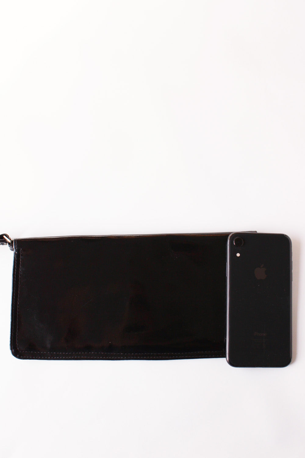 Vintage lakleer clutch