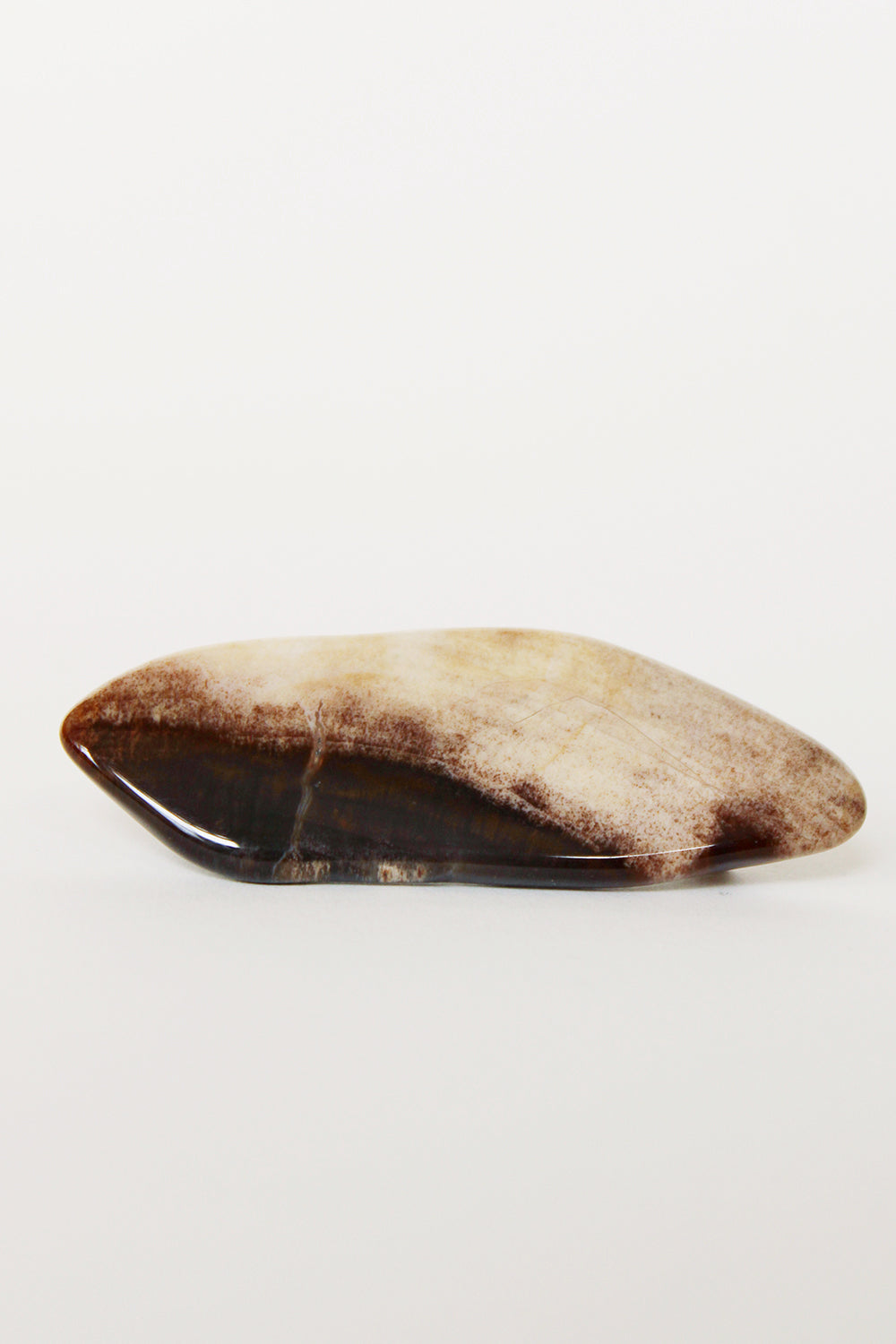 Vintage natuursteen broche