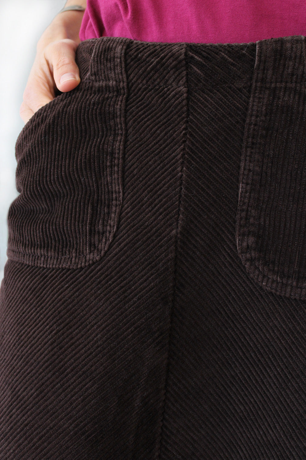 Vintage sixties corduroy rok