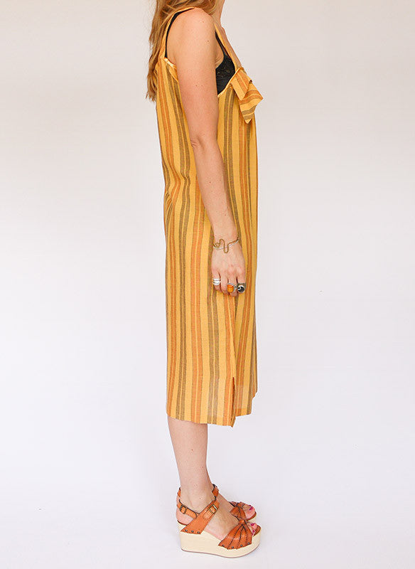 Vintage 70s gestreepte jurk